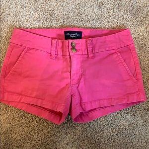 Pink shorts